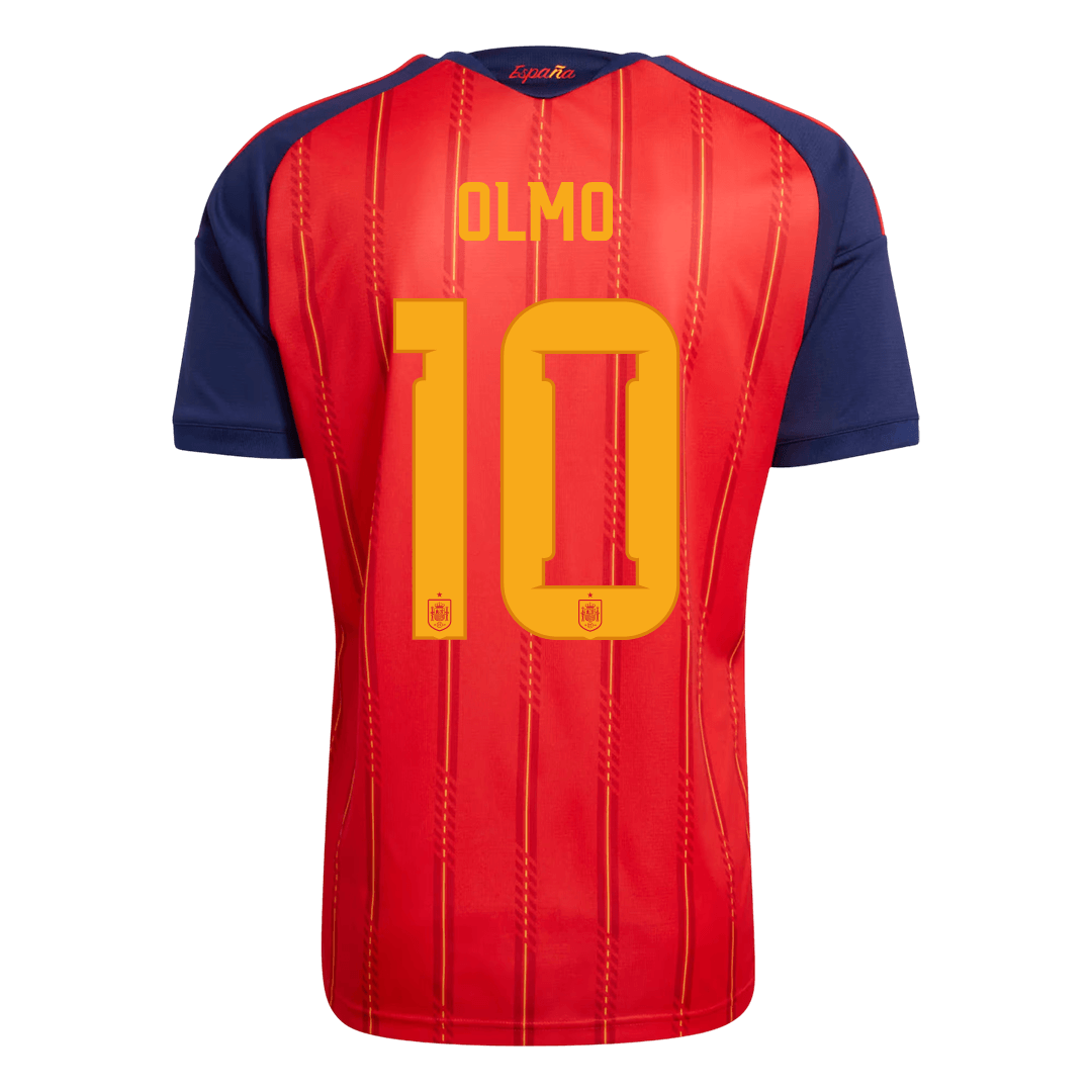 Španielsko pánsky domáci futbalový dres MS 2026 – OLMO #10