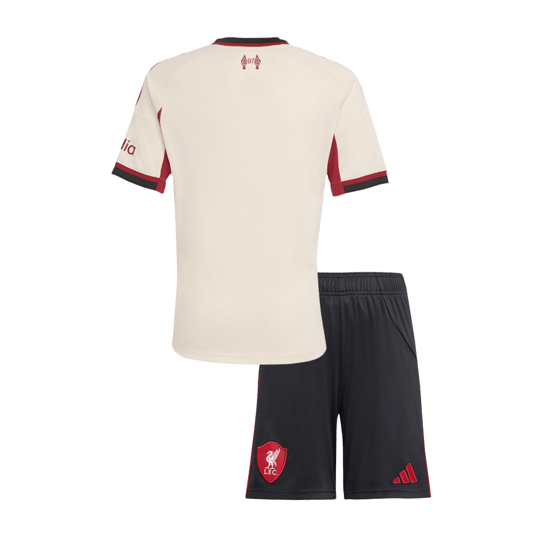 Liverpool detská vonkajšia futbalová súprava 2025/26