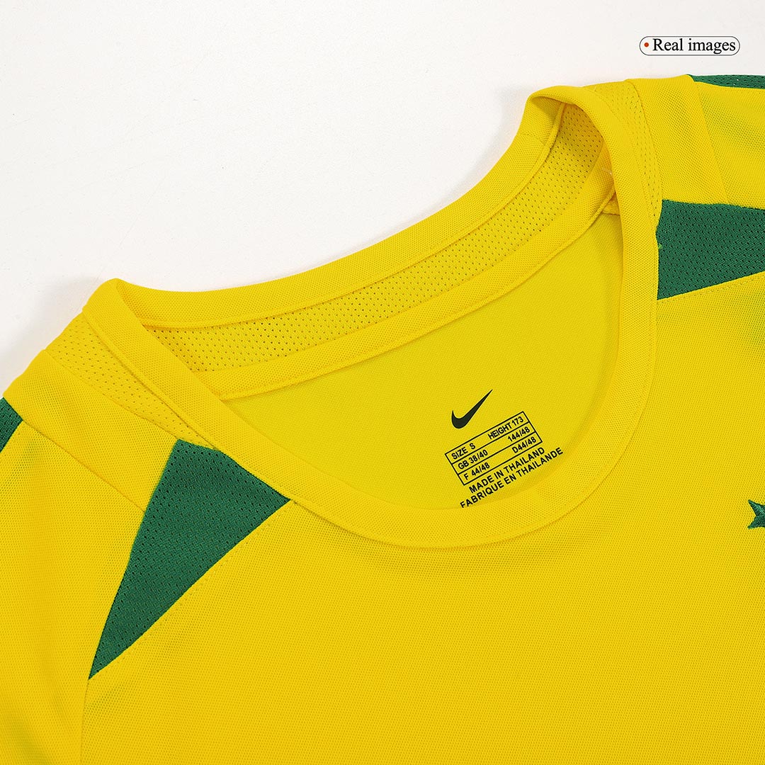 Brazília pánsky domáci retro futbalový dres 2002/03 - RONALDO #9