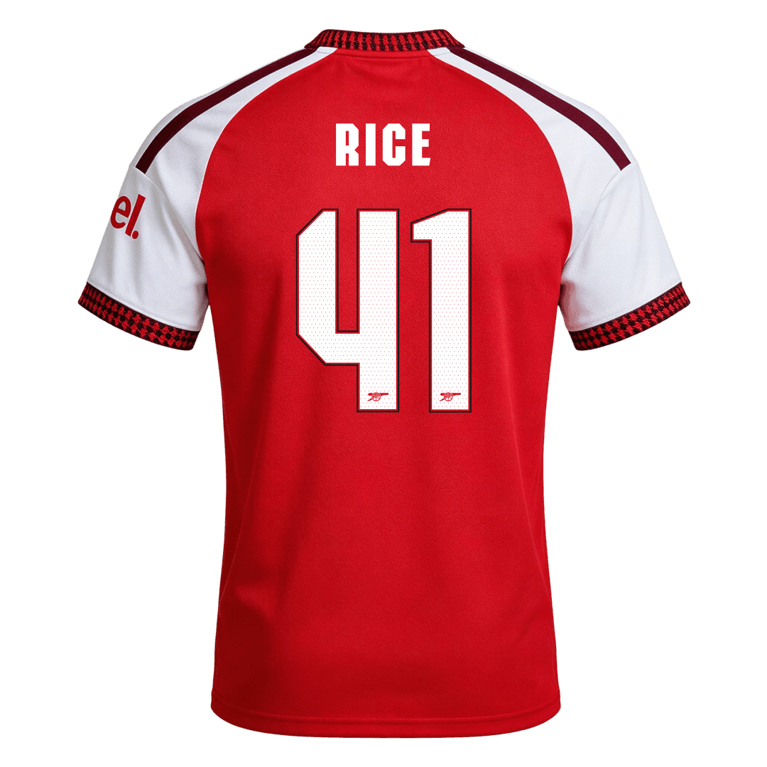 Arsenal pánsky Domáci futbalový dres 2026/27 – RICE #41 – UCL