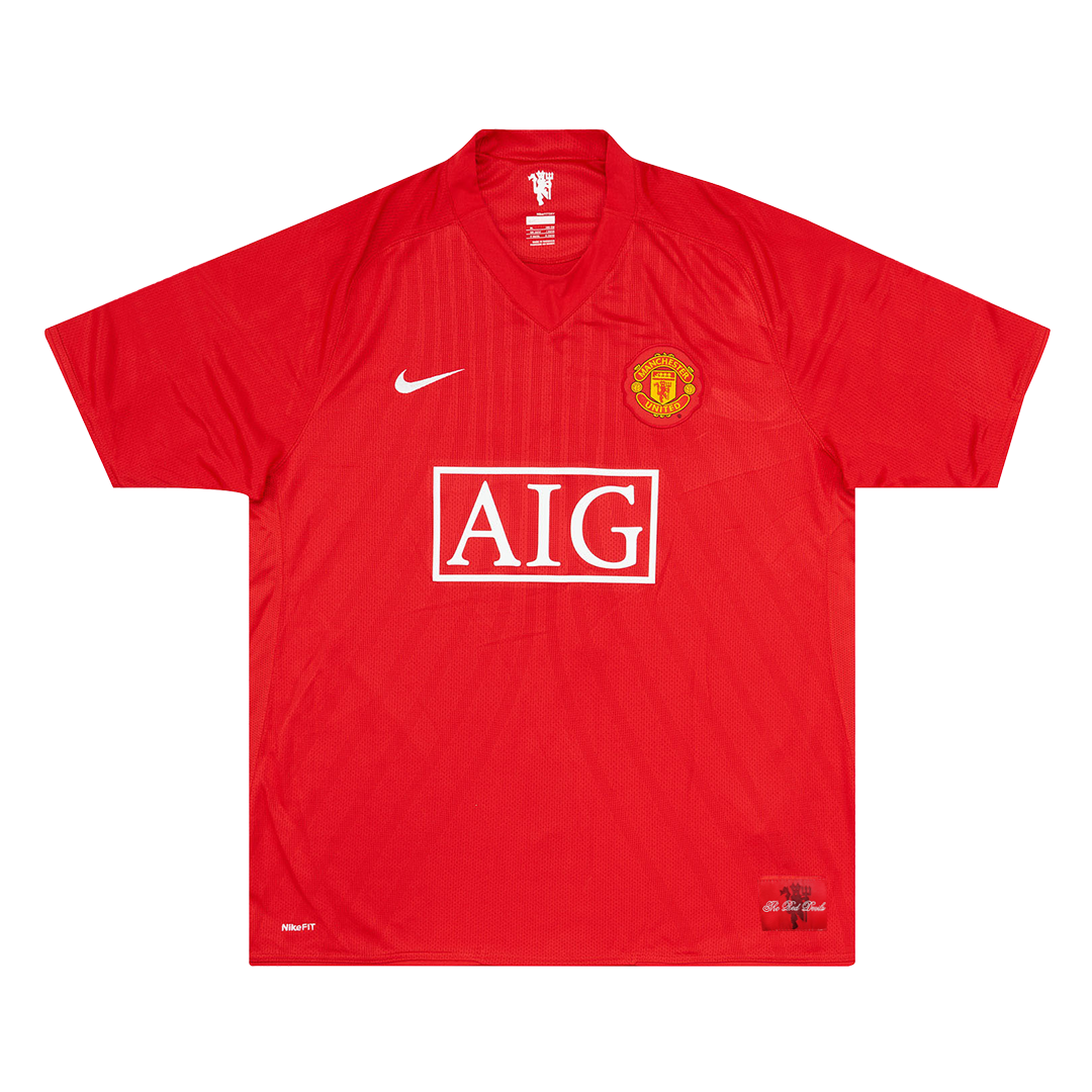 Manchester United pánsky domáci retro futbalový dres 2007/08 - SCHOLES #18