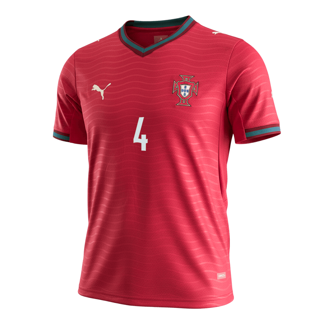 Portugalsko pánsky domáci futbalový dres MS 2026 - RÚBEN DIAS #4 (Prémiová kvalita)