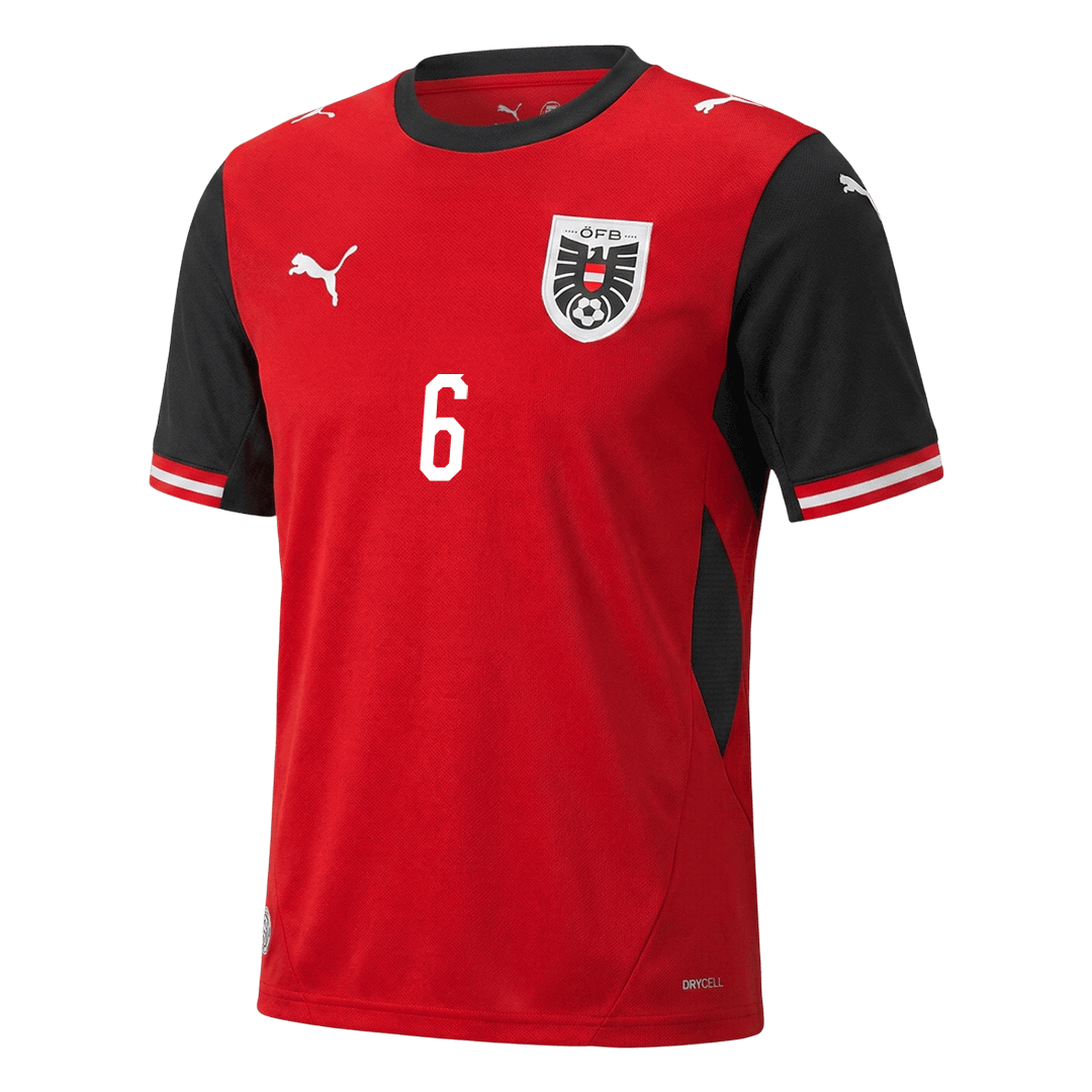 Rakúsko pánsky domáci futbalový dres MS 2026 - SEIWALD #6