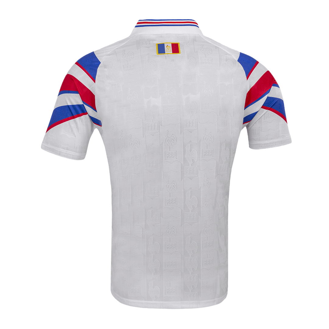 Francúzsko pánsky vonkajší retro futbalový dres 1996