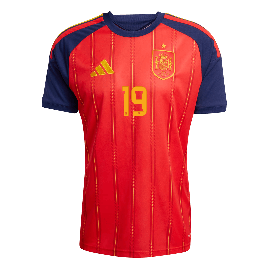 Španielsko pánsky domáci futbalový dres MS 2026 - LAMINE YAMAL #19 (Prémiová kvalita)