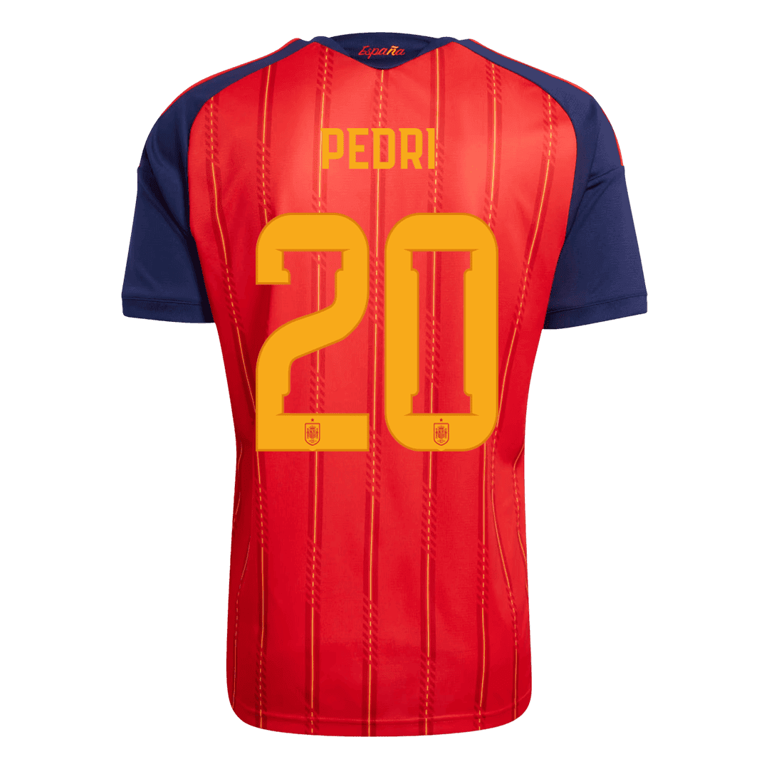 Pánske Futbalový Dres Španielsko Domáci MS 2026 - PEDRI #20