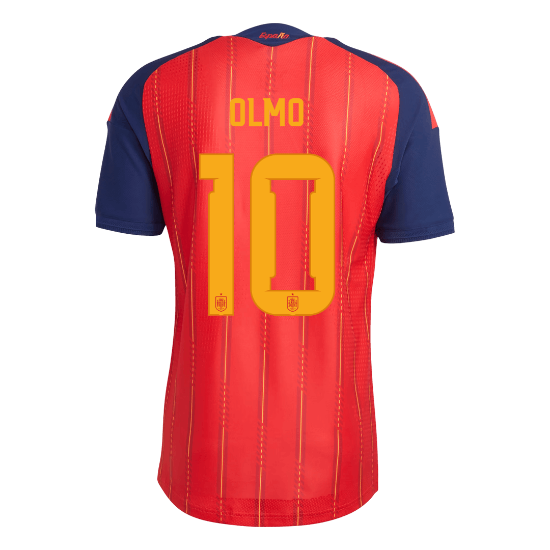 Pánske Futbalový Dres Španielsko Domáci MS 2026 Hráčska Verzia - OLMO #10