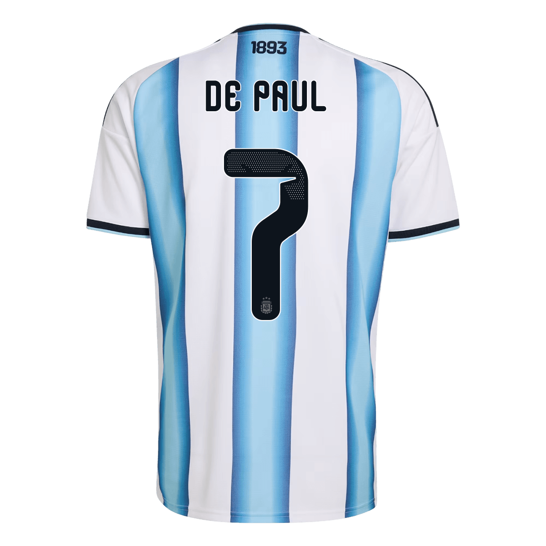 Argentína pánsky domáci futbalový dres MS 2026 – DE PAUL #7