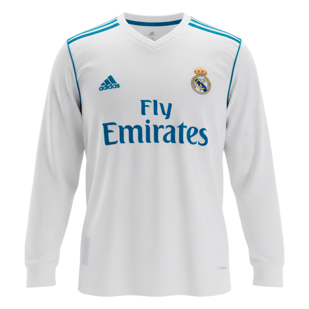 Real Madrid pánsky domáci retro futbalový dres s dlhými rukávmi 2017/18 - RONALDO #7