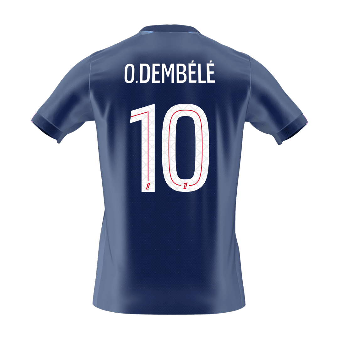 PSG pánsky domáci futbalový dres 2025/26 - O.DEMBÉLÉ #10 (Prémiová kvalita)