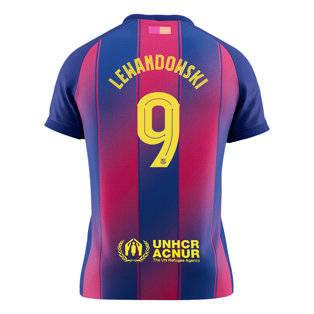 Barcelona pánsky domáci futbalový dres 2025/26 UCL - LEWANDOWSKI #9 (Prémiová kvalita)