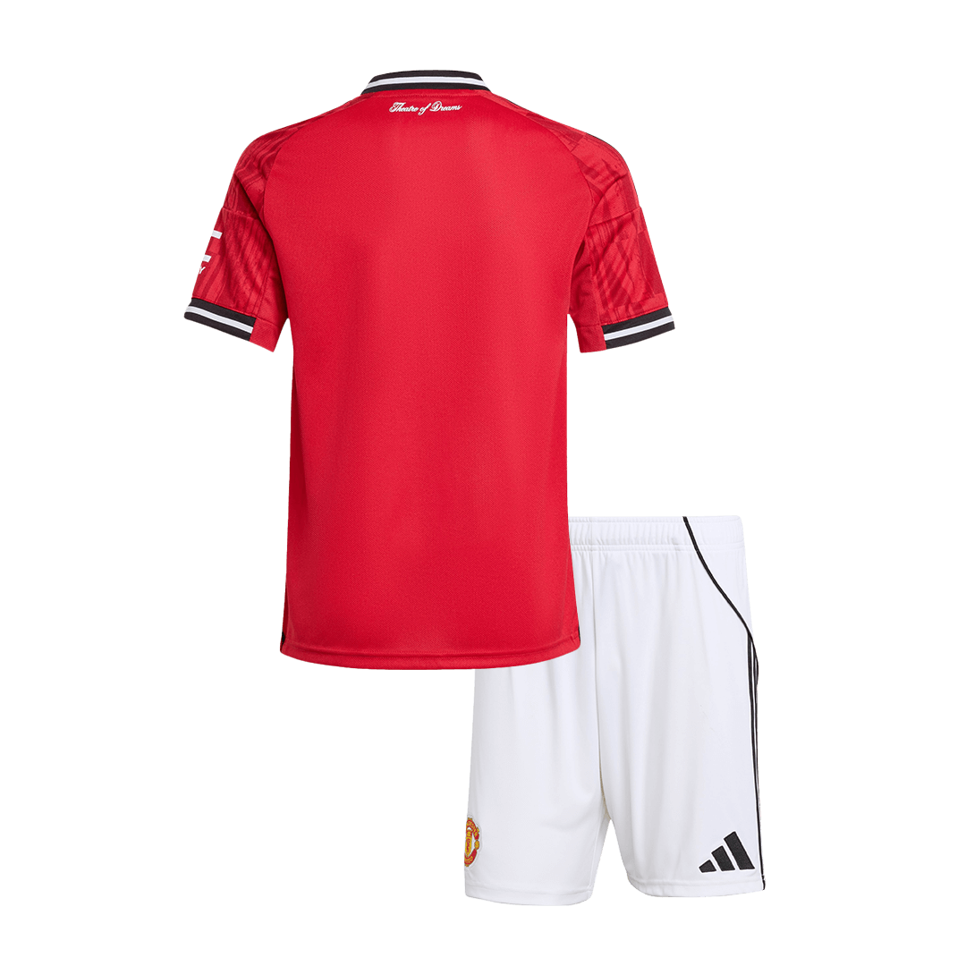 Manchester United detská domáca futbalová súprava 2025/26