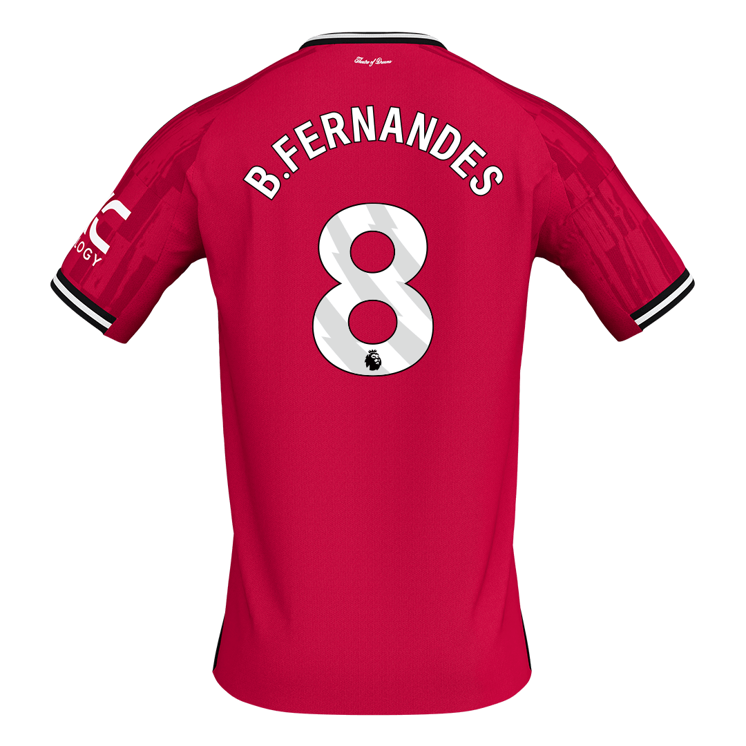 Manchester United pánsky domáci futbalový dres 2025/26 - B.FERNANDES #8 (Prémiová kvalita)