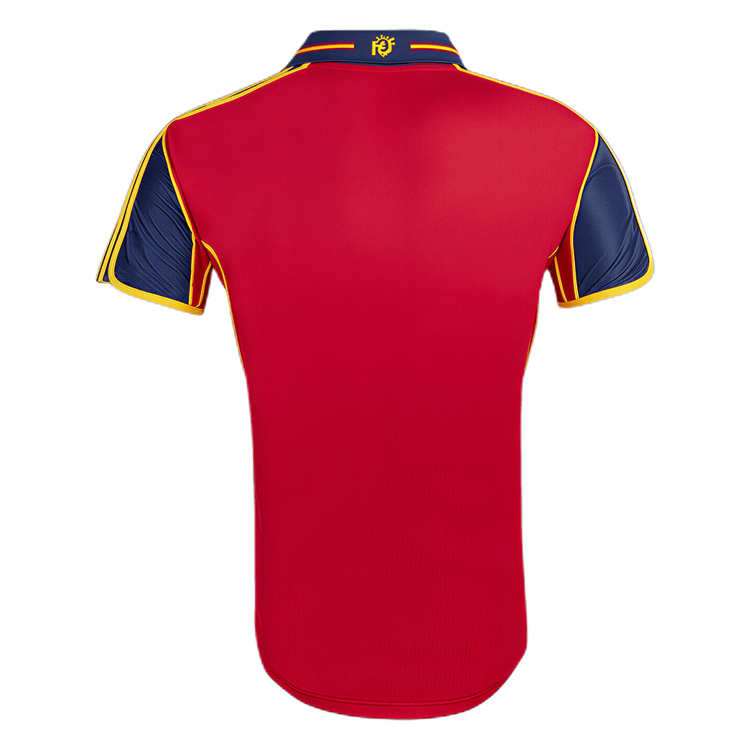 Španielsko pánsky domáci retro futbalový dres 2000
