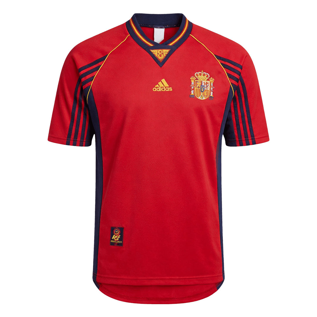 Španielsko pánsky domáci retro futbalový dres 1998