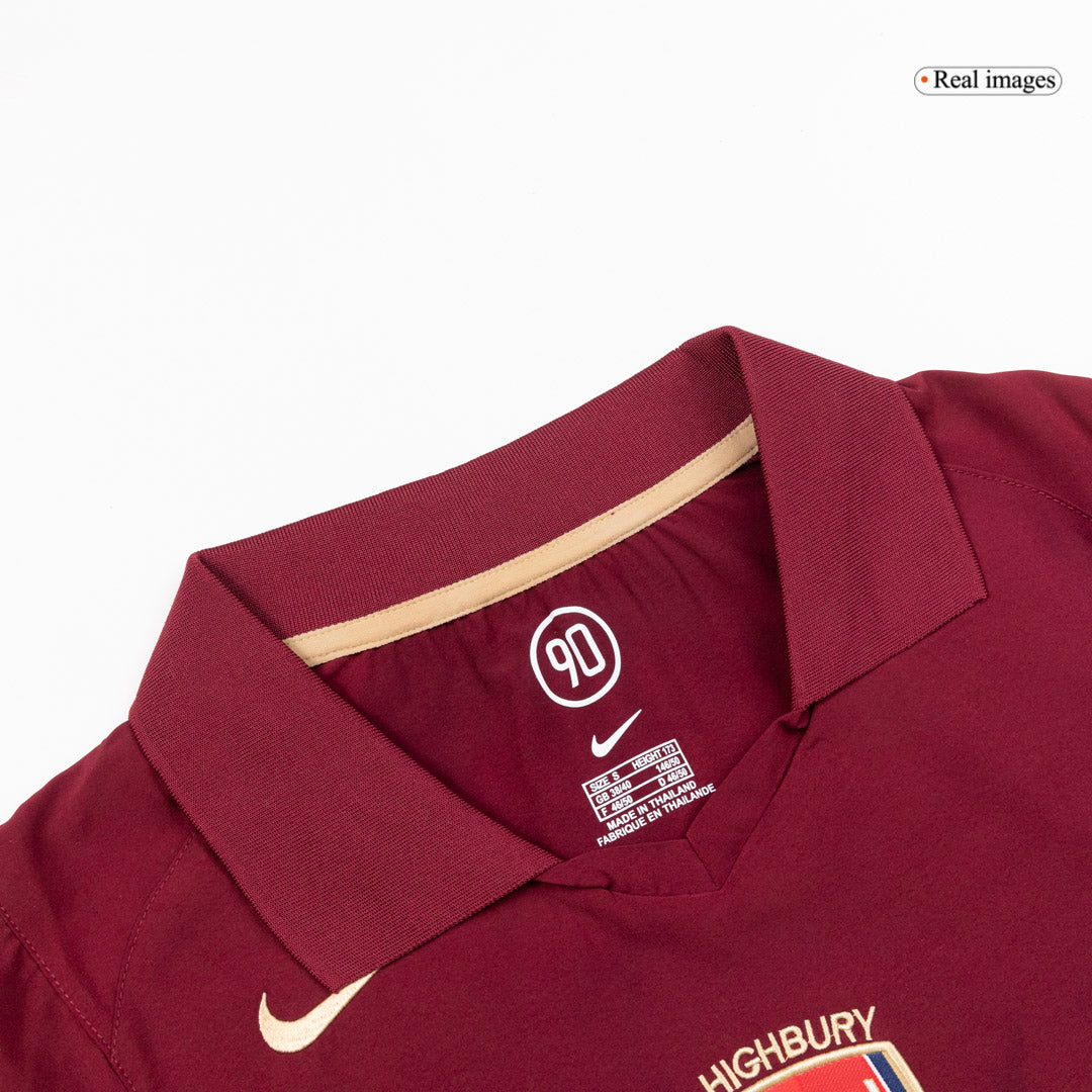 Pánske Retro Futbalový Dres Arsenal Domáci 2005/06 Dlhý Rukáv