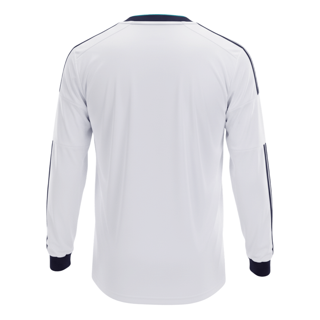 Real Madrid pánsky domáci retro futbalový dres s dlhými rukávmi 2012/13