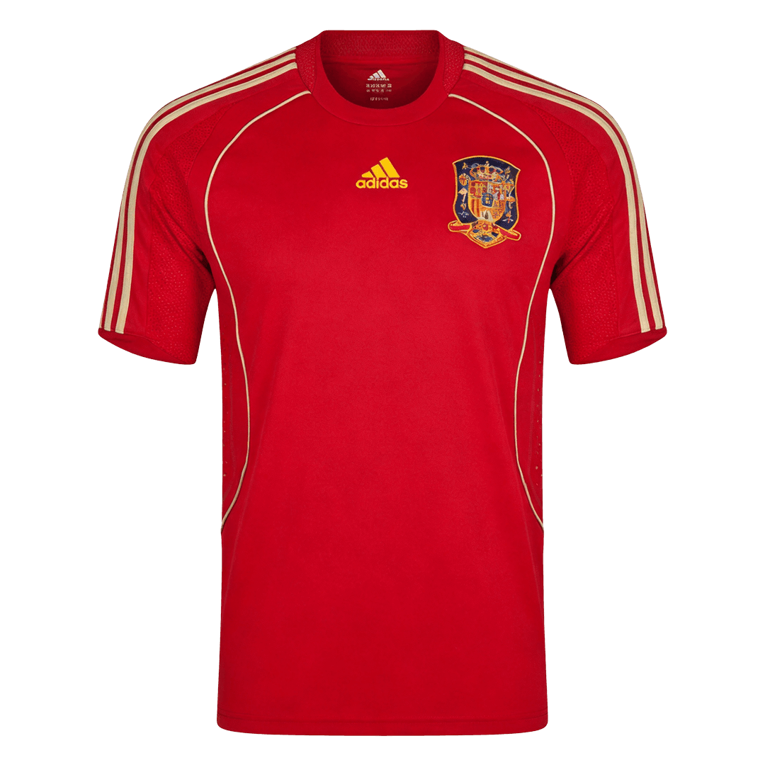 Španielsko pánsky domáci retro futbalový dres 2008