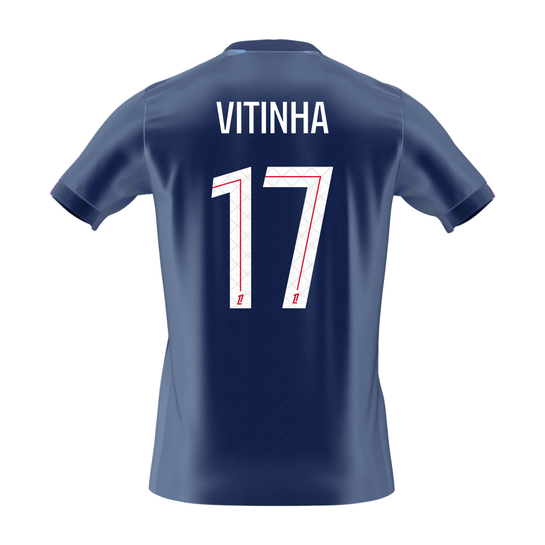 PSG pánsky domáci futbalový dres 2025/26 - VITINHA #17 (Prémiová kvalita)