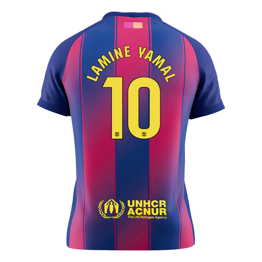 Barcelona pánsky domáci futbalový dres 2025/26 - LAMINE YAMAL #10 (Prémiová kvalita)