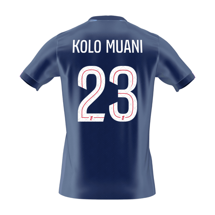 PSG pánsky domáci futbalový dres 2025/26 - KOLO MUANI #23 (Prémiová kvalita)