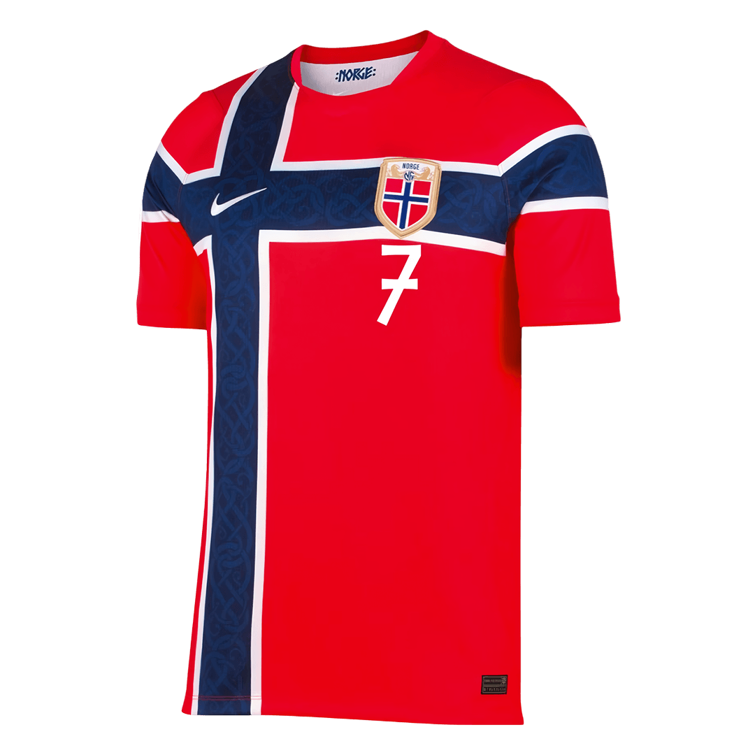Nórsko pánsky domáci futbalový dres MS 2026 - SØRLOTH #7