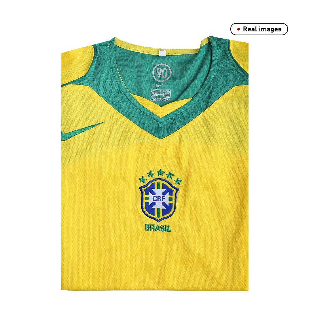 Brazília pánsky domáci retro futbalový dres 2004