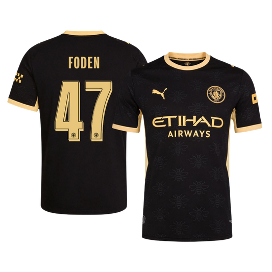 Manchester City pánsky Vonkajší futbalový dres 2026/27 – FODEN #47 – UCL [hráčska verzia]