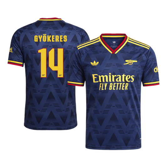 Arsenal pánsky Vonkajší futbalový dres 2026/27 – GYÖKERES #14 – UCL [hráčska verzia]