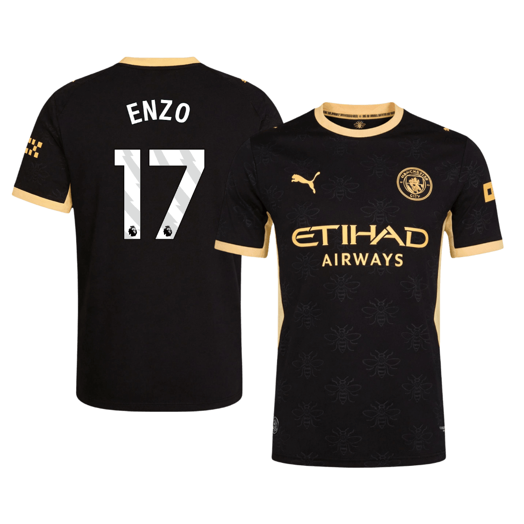 Manchester City pánsky Vonkajší futbalový dres 2026/27 – ENZO #17 [hráčska verzia]