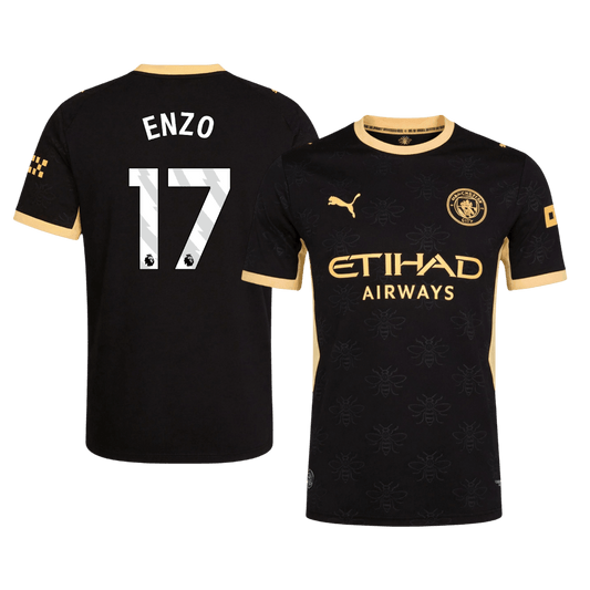 Manchester City pánsky Vonkajší futbalový dres 2026/27 – ENZO #17 [hráčska verzia]