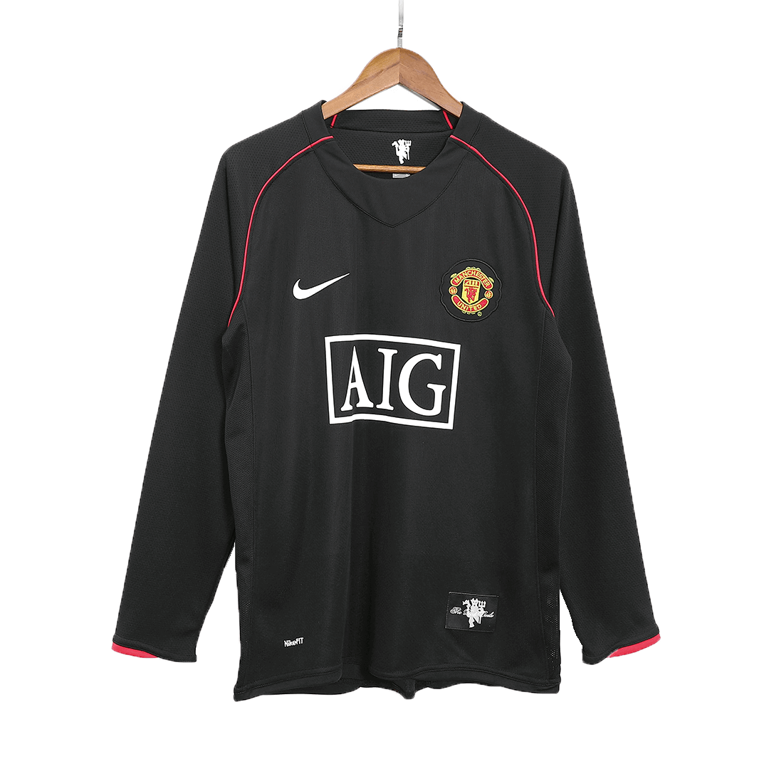 Manchester United pánsky vonkajší retro futbalový dres s dlhými rukávmi 2007/08 - ROONEY #10