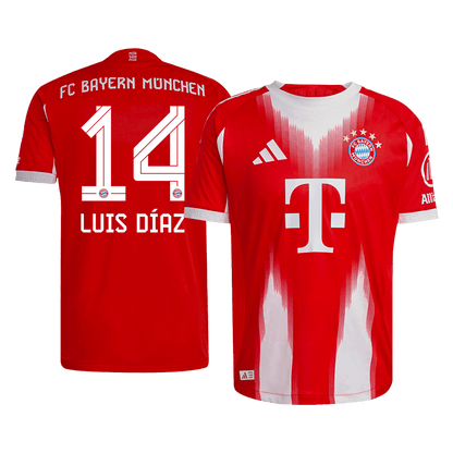 Bayern Mníchov pánsky domáci futbalový dres 2025/26 - LUIS DÍAZ #14 [hráčska verzia]