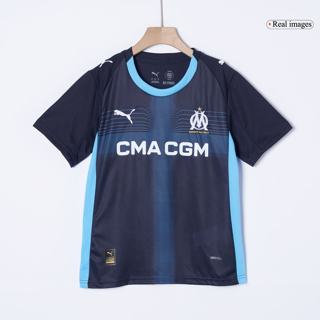 Marseille detská vonkajšia futbalová súprava 2025/26