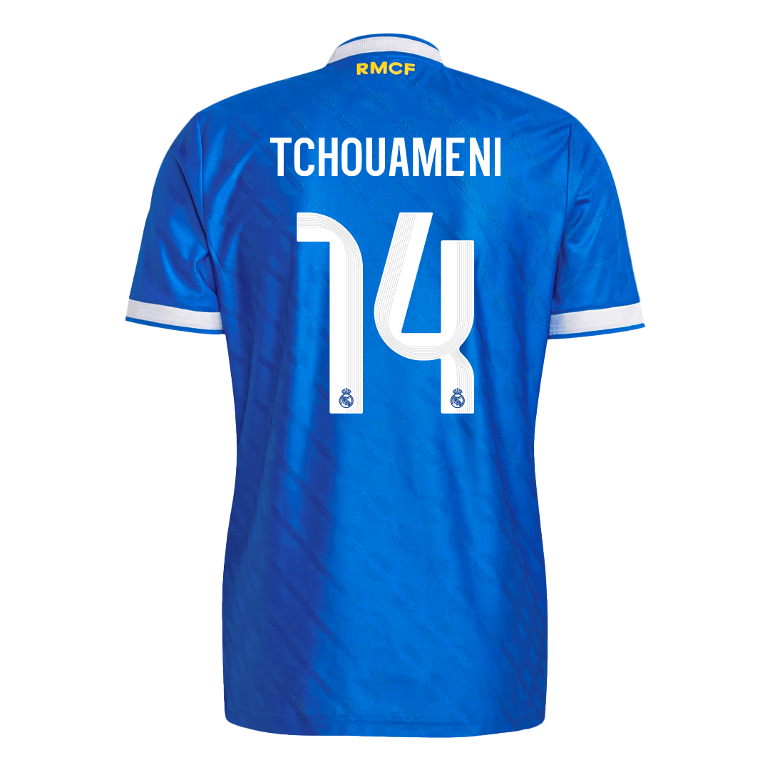 Real Madrid pánsky tretí futbalový dres 2025/26 - TCHOUAMENI #14 [hráčska verzia]