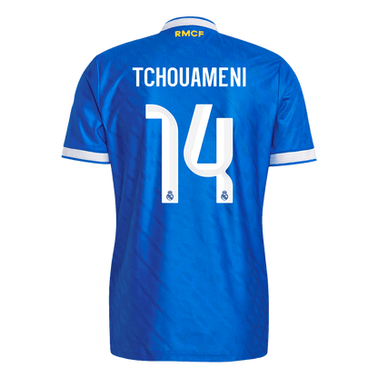 Real Madrid pánsky tretí futbalový dres 2025/26 - TCHOUAMENI #14 [hráčska verzia]