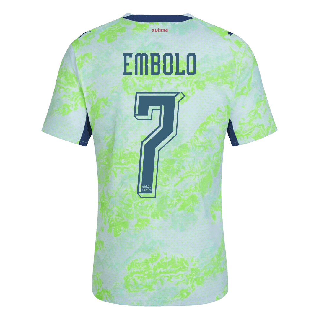 Švajčiarsko pánsky vonkajší futbalový dres MS 2026 - EMBOLO #7 [hráčska verzia]