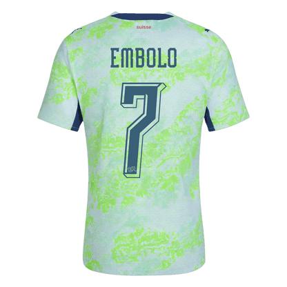 Švajčiarsko pánsky vonkajší futbalový dres MS 2026 - EMBOLO #7 [hráčska verzia]