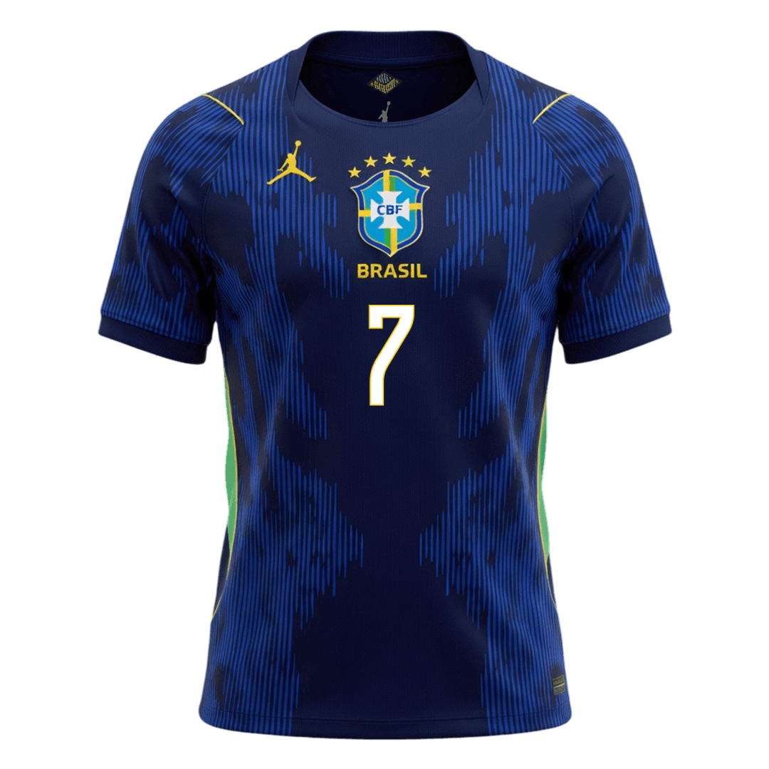 Brazília pánsky vonkajší futbalový dres MS 2026 - VINI JR. #7