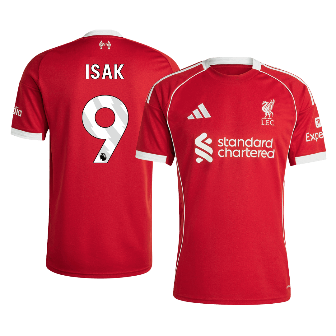 Liverpool pánsky domáci futbalový dres 2025/26 - ISAK #9