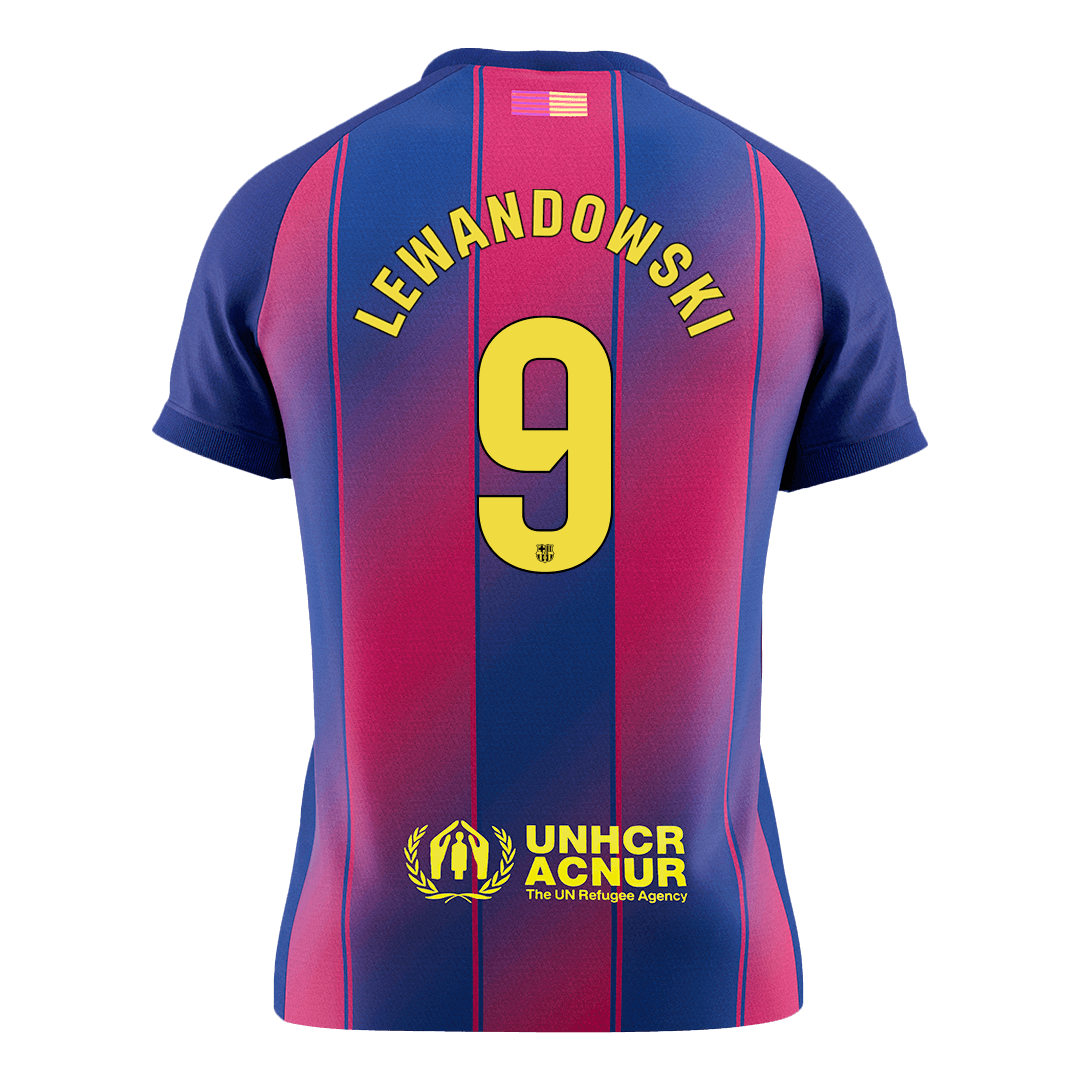 Barcelona pánsky domáci futbalový dres 2025/26 - LEWANDOWSKI #9 (Prémiová kvalita)