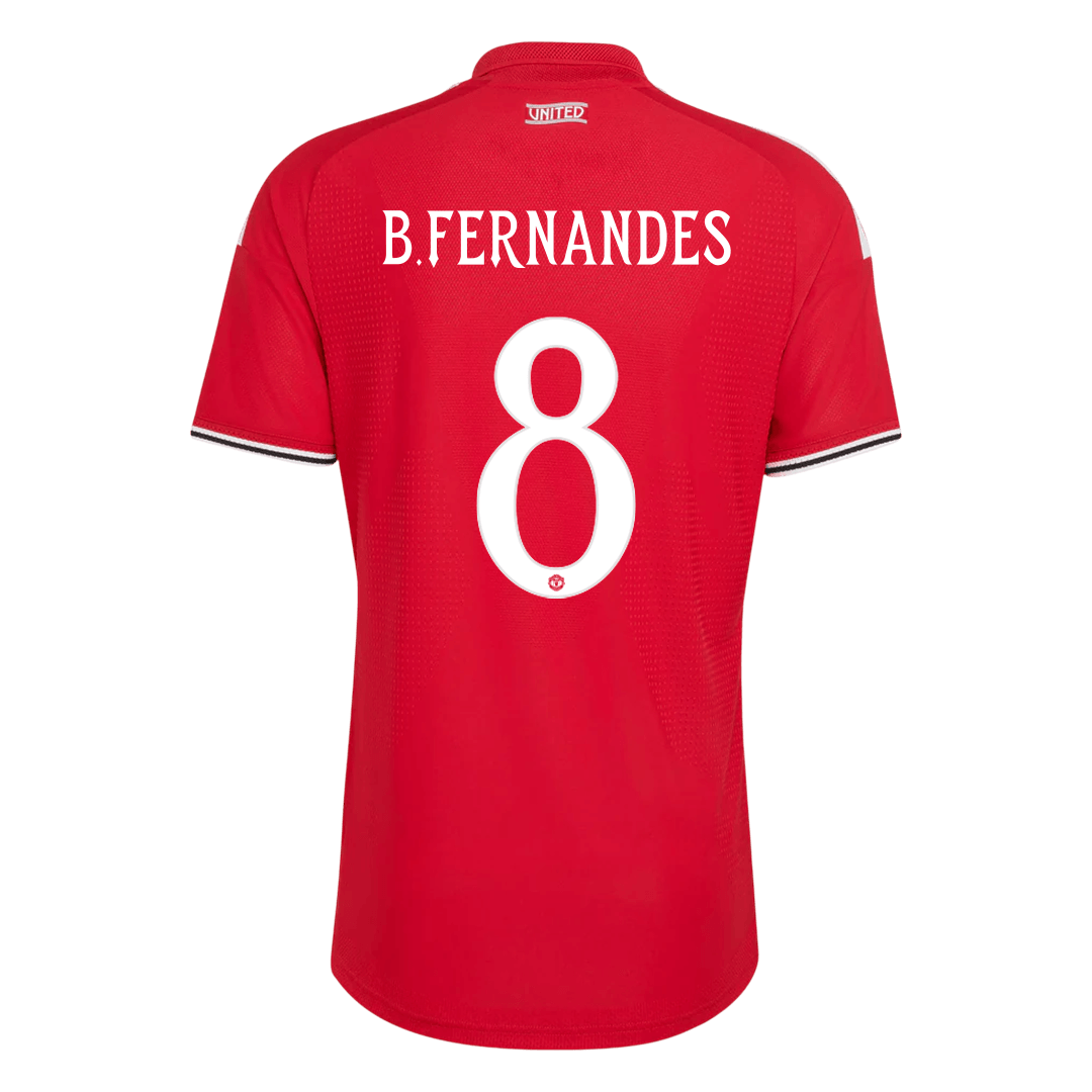 Manchester United pánsky Domáci futbalový dres 2026/27 – B. FERNANDES #8 – UCL [hráčska verzia]