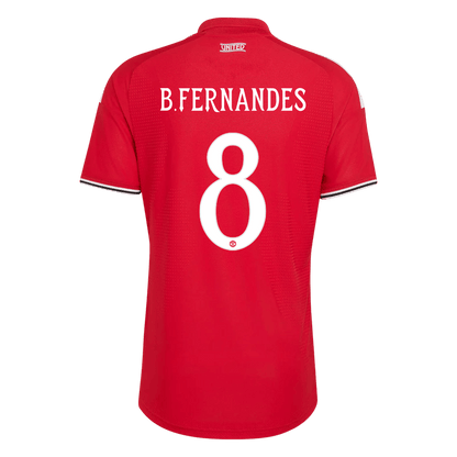 Manchester United pánsky Domáci futbalový dres 2026/27 – B. FERNANDES #8 – UCL [hráčska verzia]