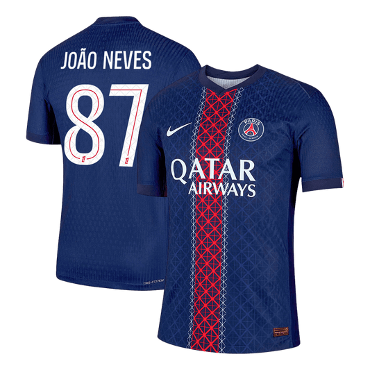 PSG pánsky domáci futbalový dres 2025/26 - JOÃO NEVES #87 [hráčska verzia]
