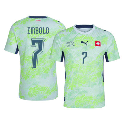 Švajčiarsko pánsky vonkajší futbalový dres MS 2026 - EMBOLO #7 [hráčska verzia]