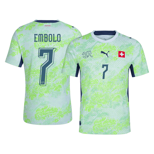 Švajčiarsko pánsky vonkajší futbalový dres MS 2026 - EMBOLO #7 [hráčska verzia]