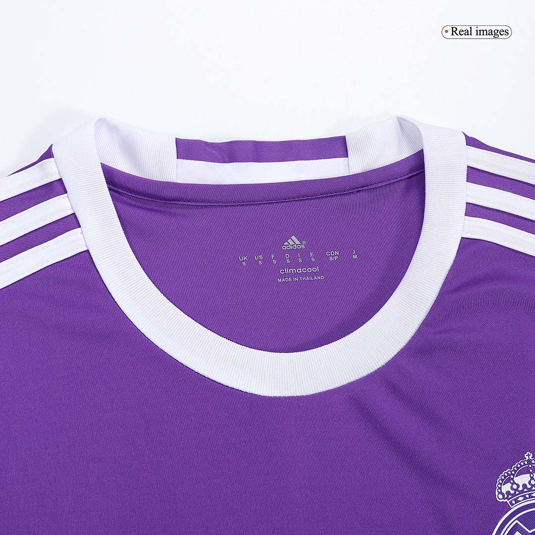 Real Madrid pánsky vonkajší retro futbalový dres s dlhými rukávmi 2016/17 - BENZEMA #9