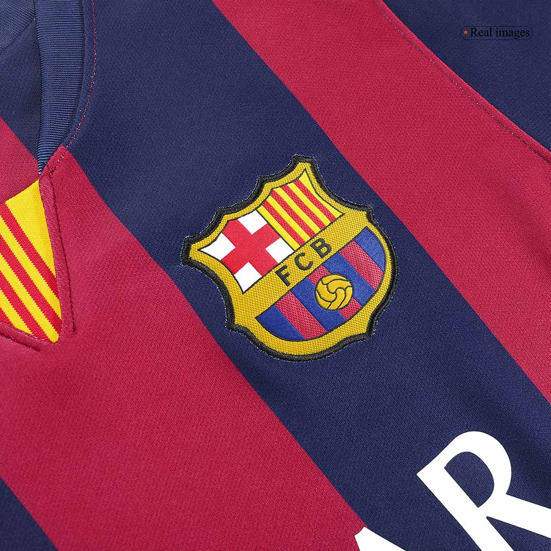 Barcelona pánsky domáci retro futbalový dres 2014/15 - SUÁREZ #9
