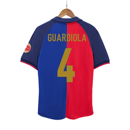 Barcelona pánsky domáci retro futbalový dres 1999/00 - GUARDIOLA #4
