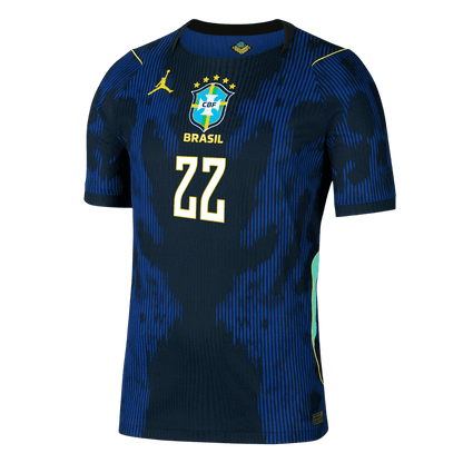 Pánske Futbalový Dres Brazília Vonkajší MS 2026 Hráčska Verzia - JOÃO PEDRO #22